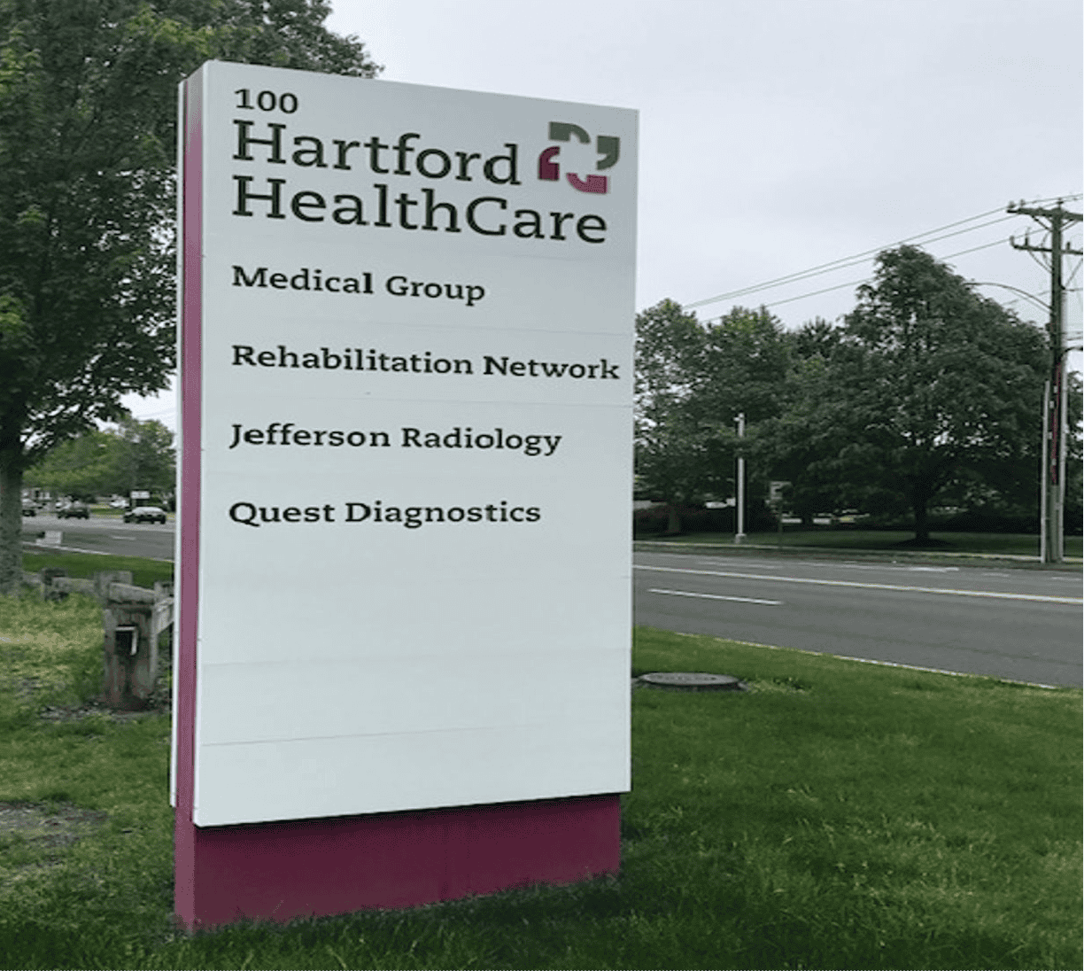Sign with Jefferson Radiology listed